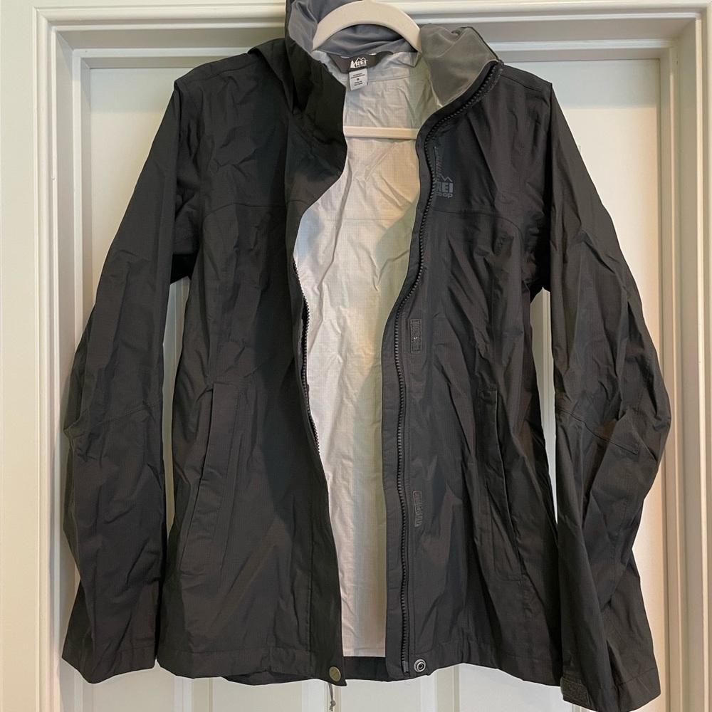 REI Co-op Black Rain Jacket